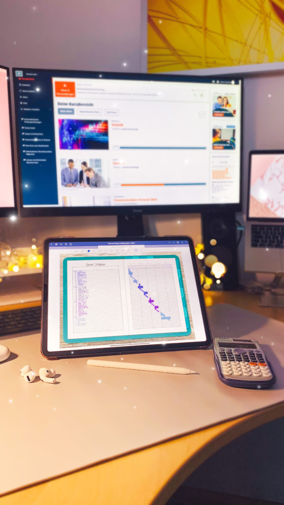 Fernuni Planer Digital am Ipad Organisation und Planung Studium